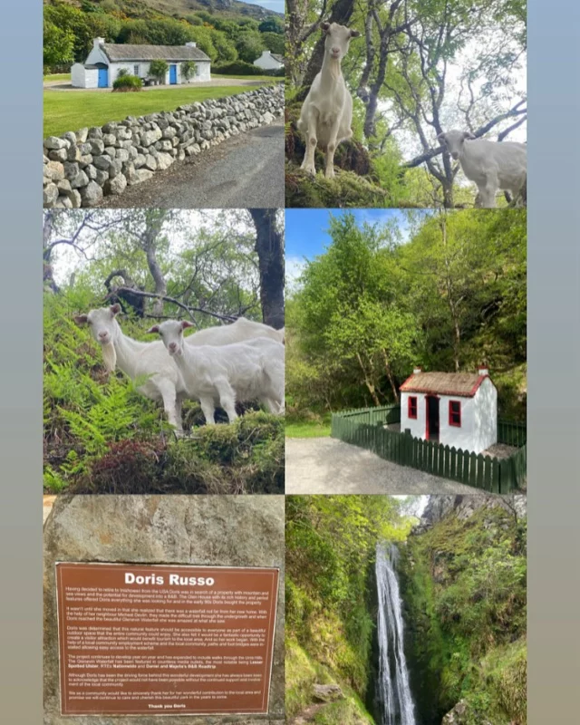 Search for hidden beauty. If you can find this waterfall and thatched old Irish cottages, on the Dingle & Inishowen Peninsulas you will find all these other treasures. Enjoy this wonderful weather and the many beauties around us! Thank you to community employment workers that make our communities beautiful.